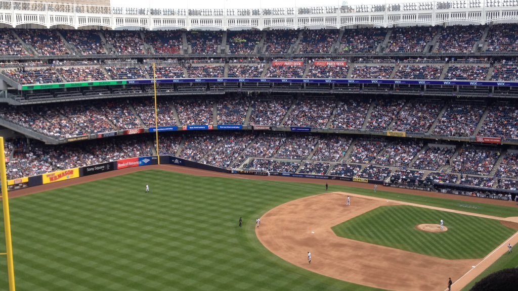 Upper level at Yankee Stadium, home of the New York Yankees