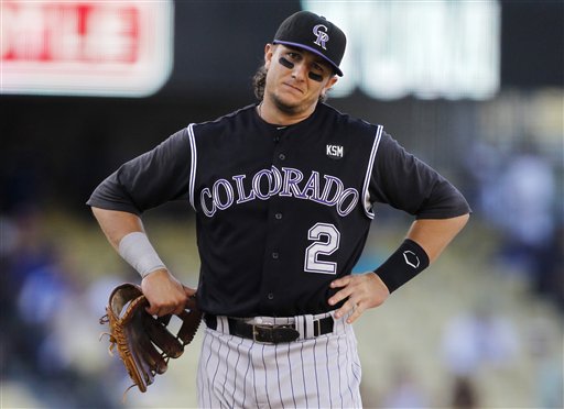 Colorado Rockies Black Sleeveless Alternate Jersey