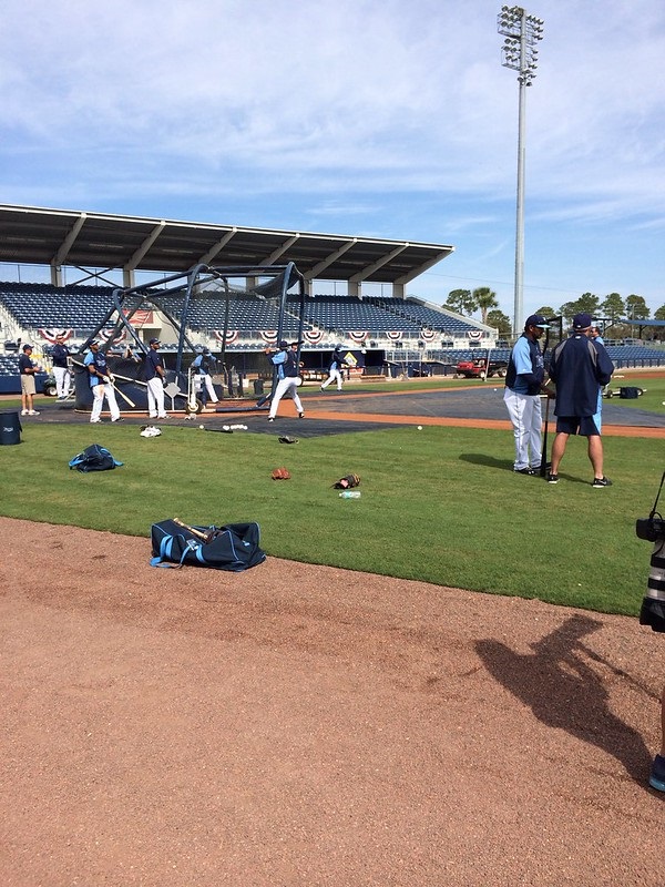 Photo of the playing field at Charlotte Sports Park in Port Charlotte, Florida.