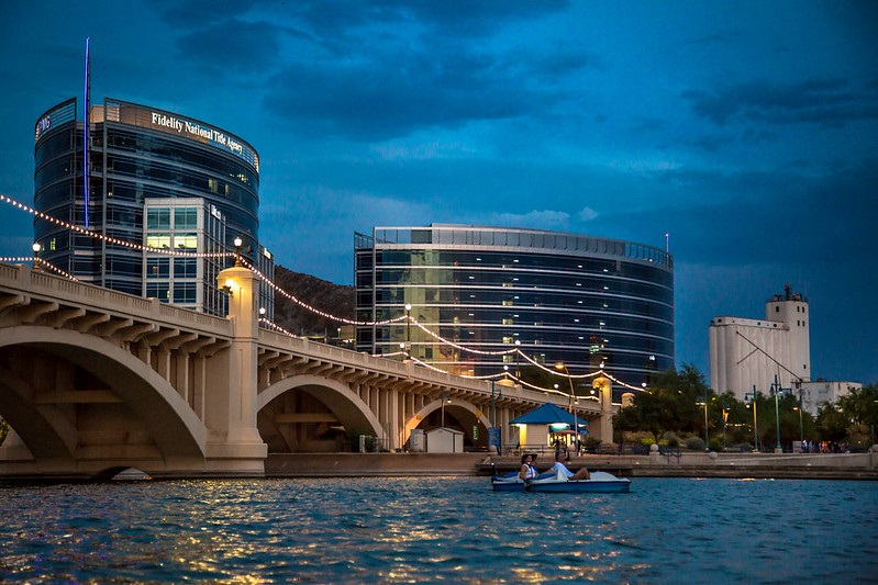 Photo of downtown Tempe, Arizona.