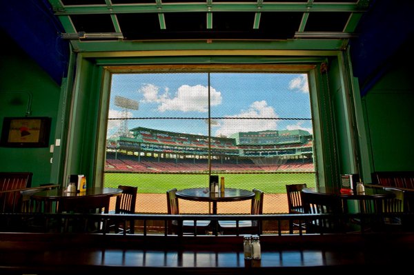 Photo of the Bleacher Bar at Fenway Park in Boston, Massachusetts.