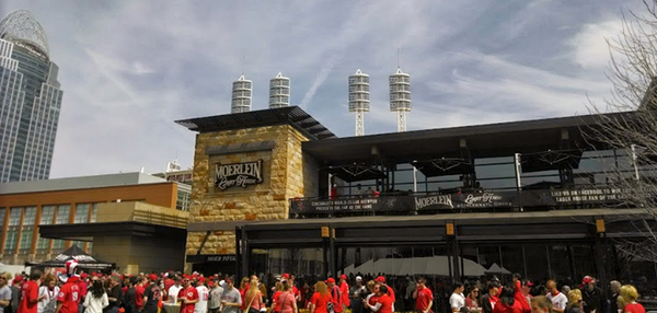 Exterior photo of Moerlein Lager House in Cincinnati, Ohio.