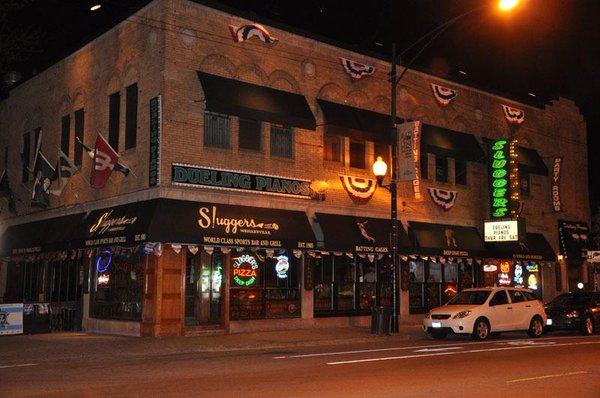 Photo of Sluggers on Clark Street in Wrigleyville.