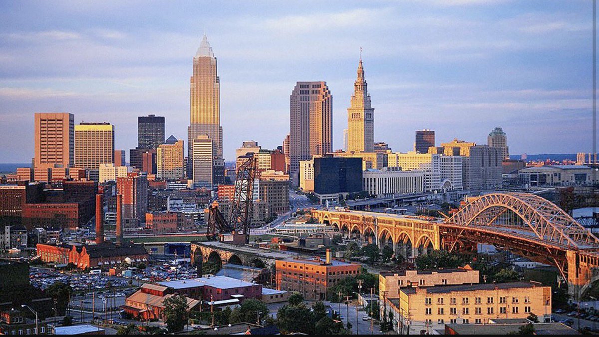 Cleveland, Ohio Skyline