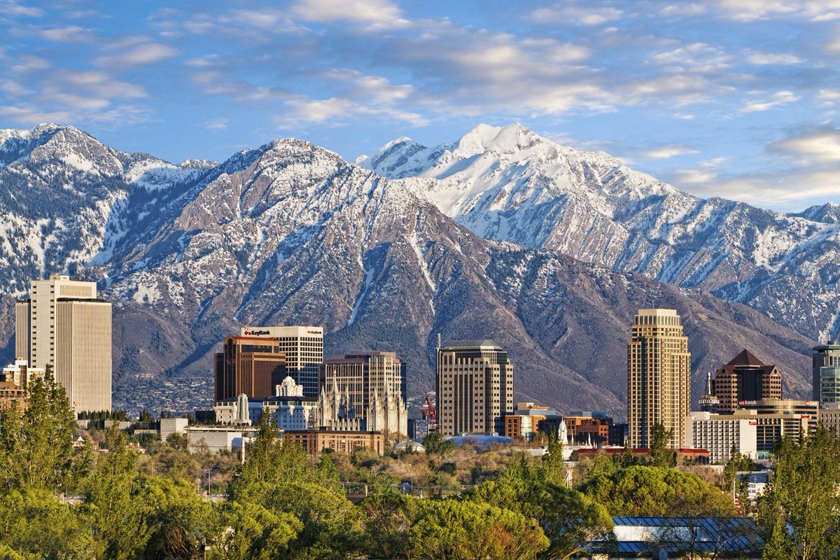 Salt Lake City, Utah Skyline