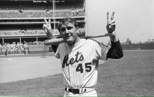 Photo of  New York Mets pitcher Tug McGraw. 